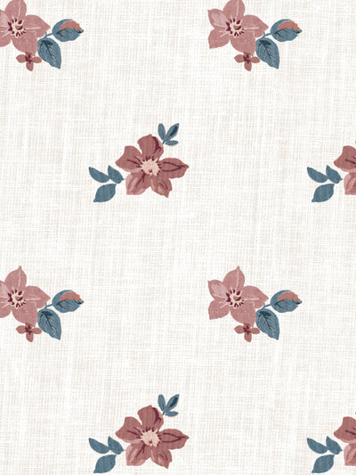anna floral wallpaper by nathan turner pink blue