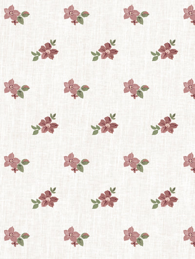 'Anna Floral' Wallpaper by Nathan Turner - Pink Green