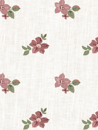 'Anna Floral' Wallpaper by Nathan Turner - Pink Green