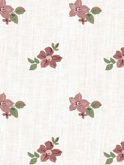 anna floral wallpaper by nathan turner pink green