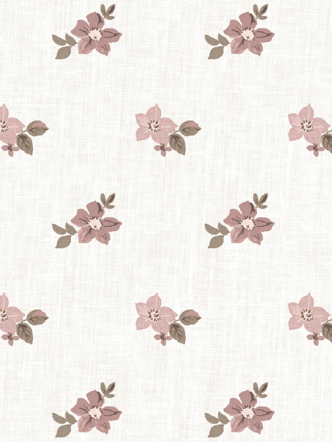 anna floral wallpaper by nathan turner pink brown 1