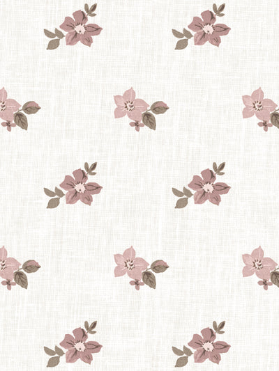 anna floral wallpaper by nathan turner pink brown 1