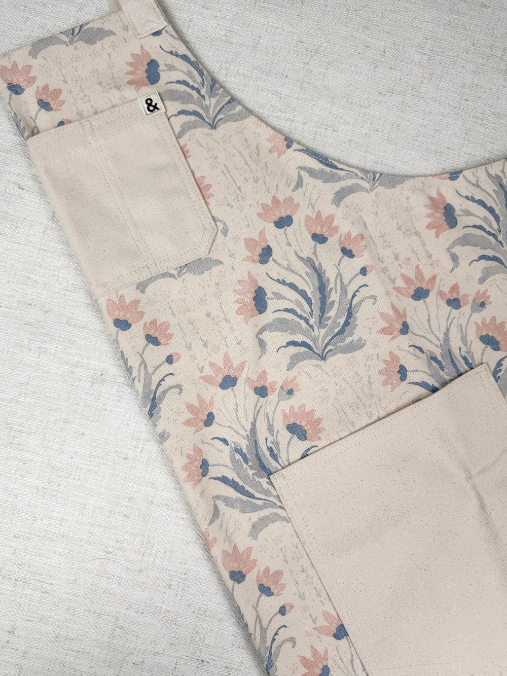 hillhouse apron by nathan turner x hedley bennett blue pink