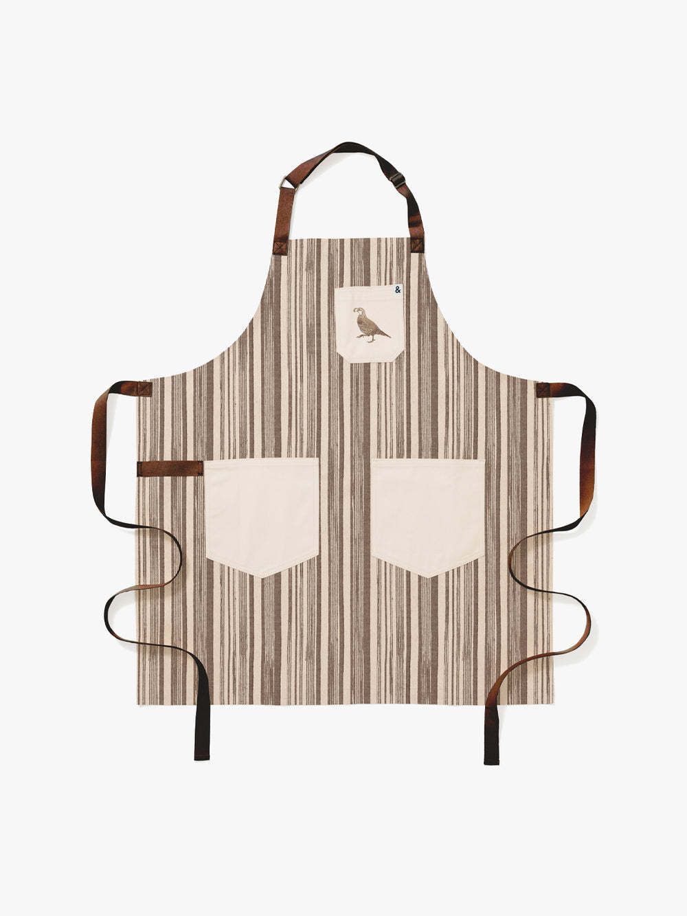 stuart stripe apron by nathan turner x hedley bennett brown