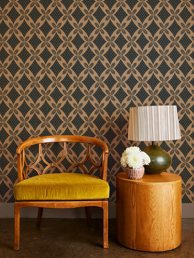 arthur kraft wallpaper by nathan turner navy