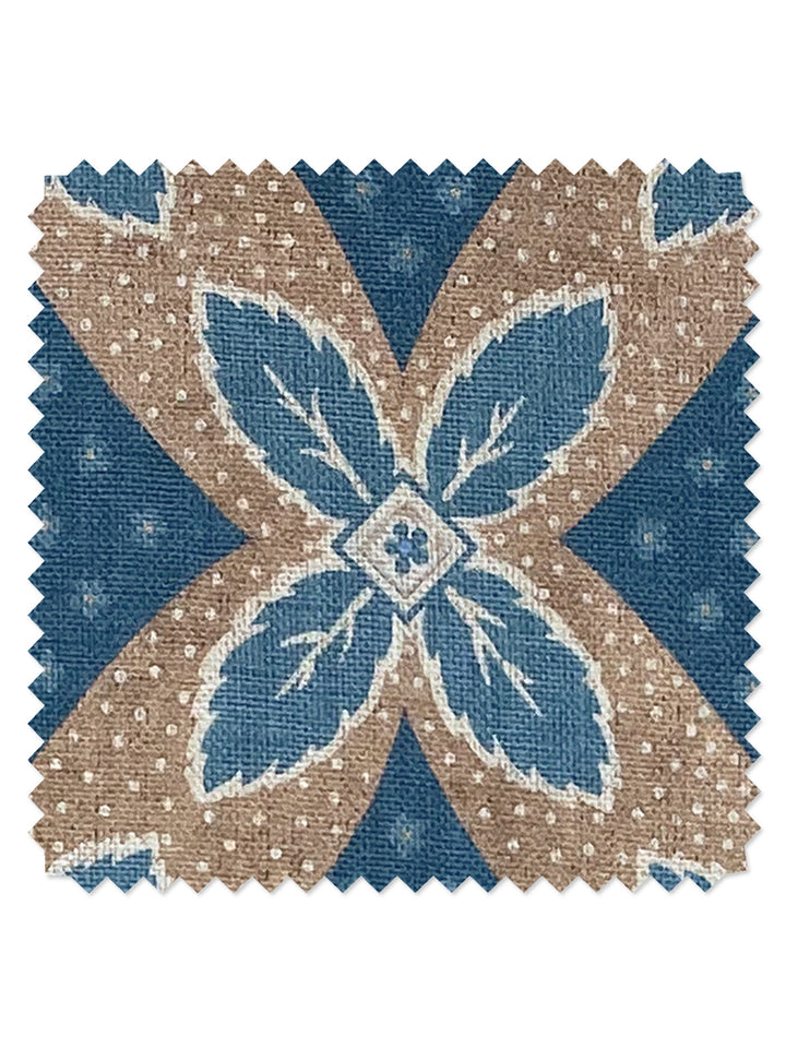 arthur linen fabric by nathan turner navy