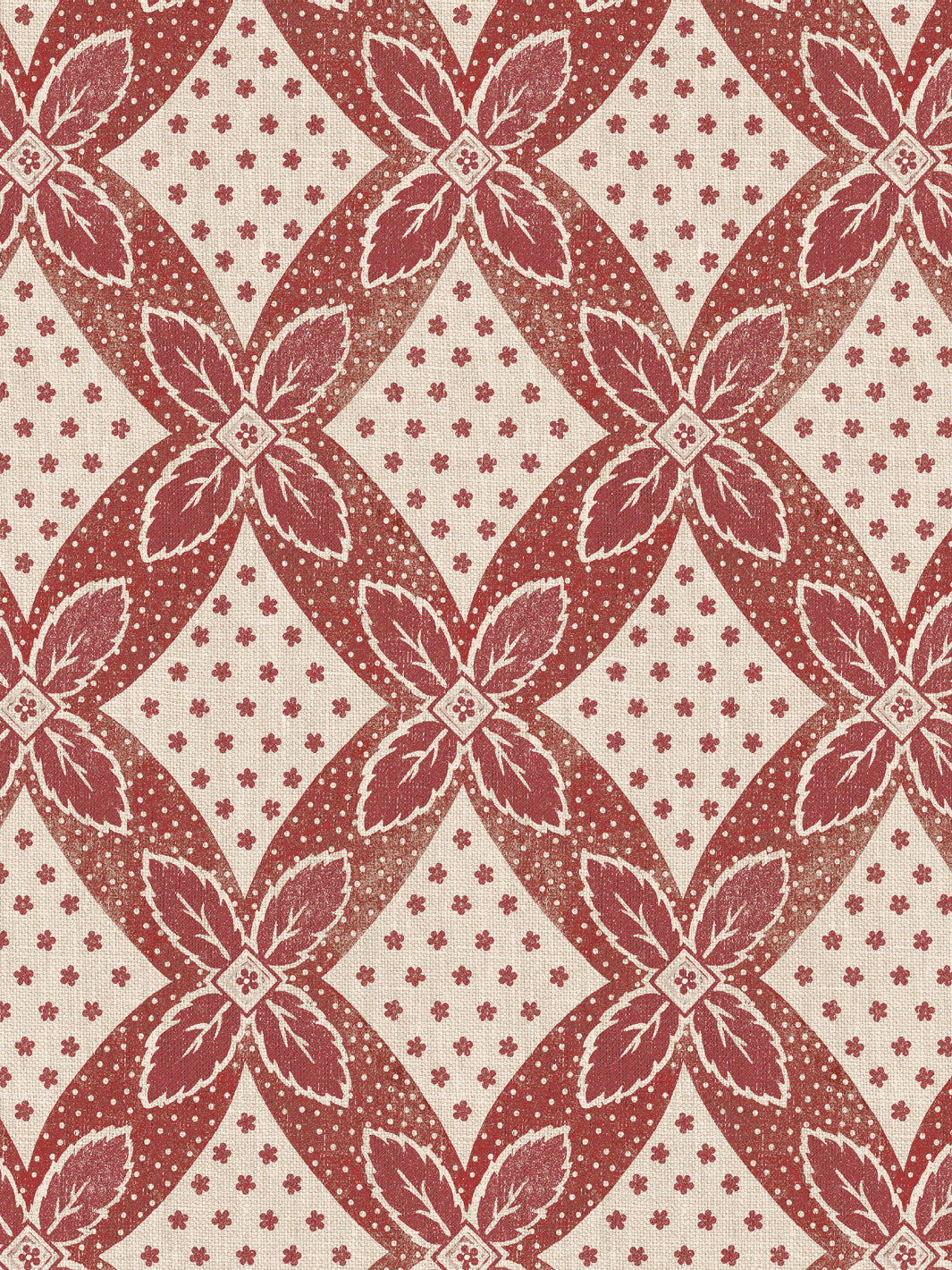 'Arthur' Wallpaper by Nathan Turner - Antique Red