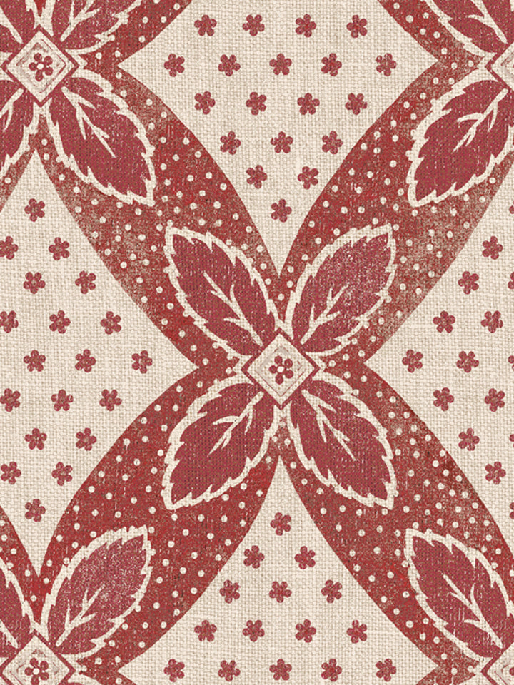 'Arthur' Wallpaper by Nathan Turner - Antique Red