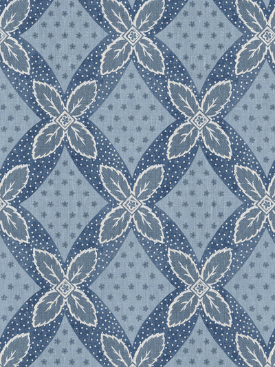 'Arthur' Wallpaper by Nathan Turner - Blue on Blue