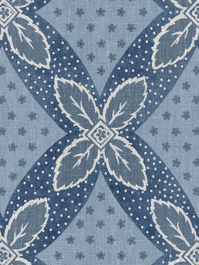 'Arthur' Wallpaper by Nathan Turner - Blue on Blue