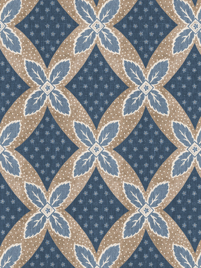 'Arthur' Wallpaper by Nathan Turner - Navy