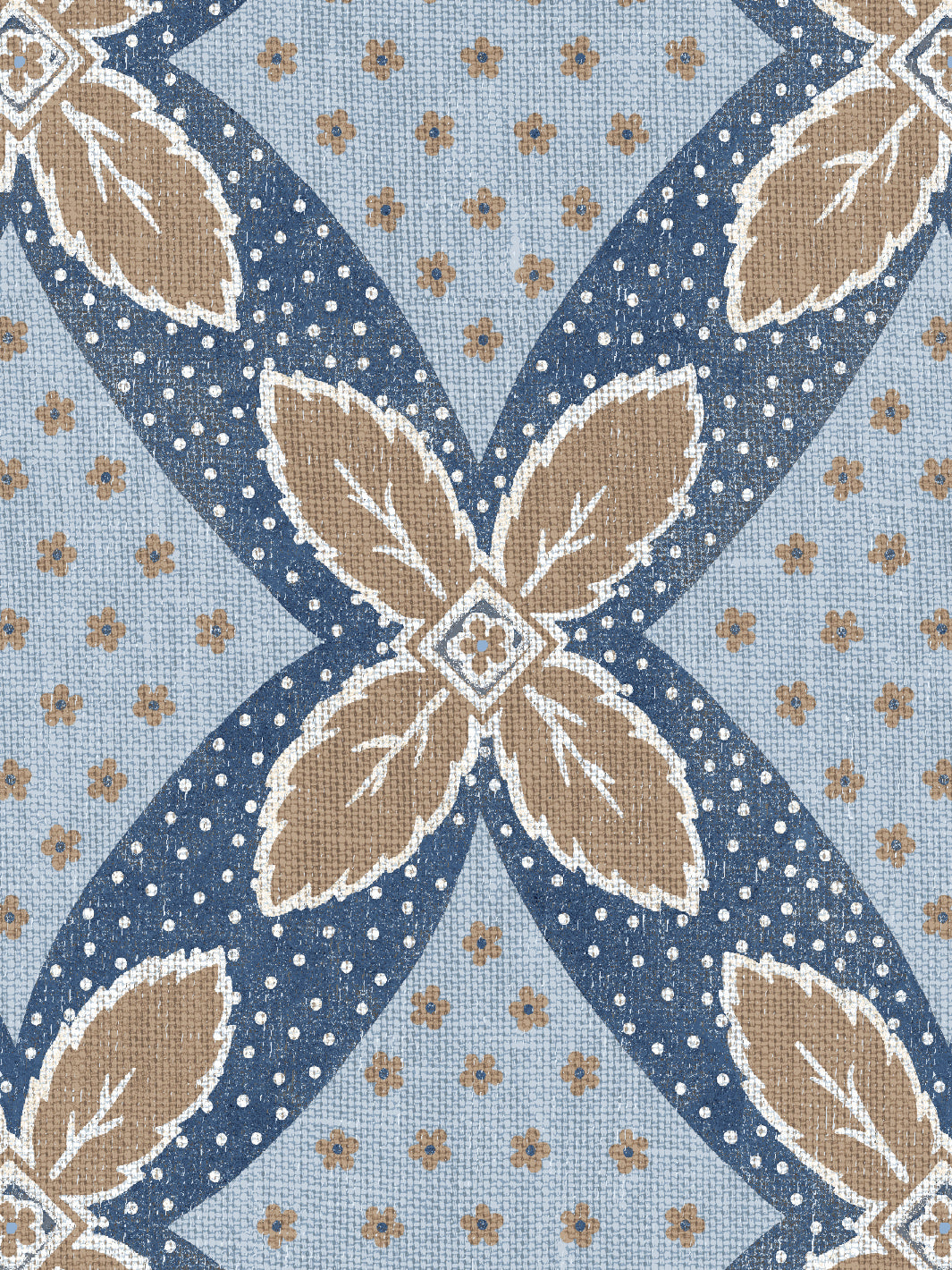 arthur wallpaper by nathan turner taupe on blue