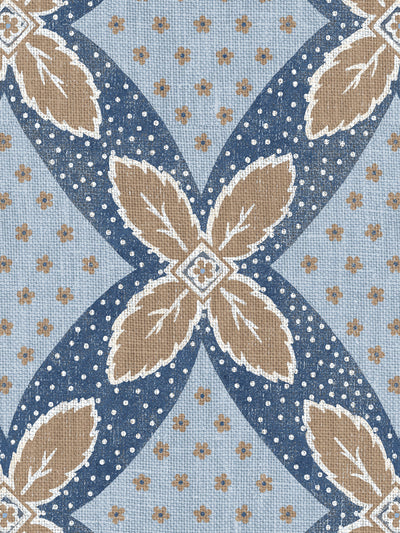 arthur wallpaper by nathan turner taupe on blue