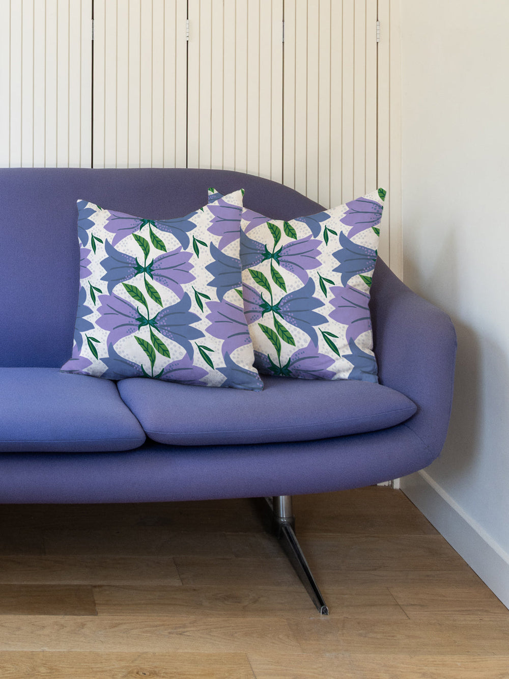 astrid linen fabric by sjp heather purple