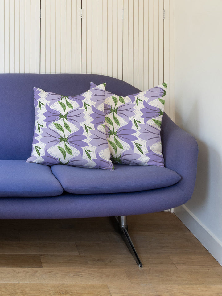 astrid linen fabric by sjp heliotrope lavender
