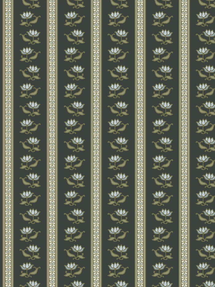 'Azahara' Wallpaper by Wallshoppe - Dusty Charcoal