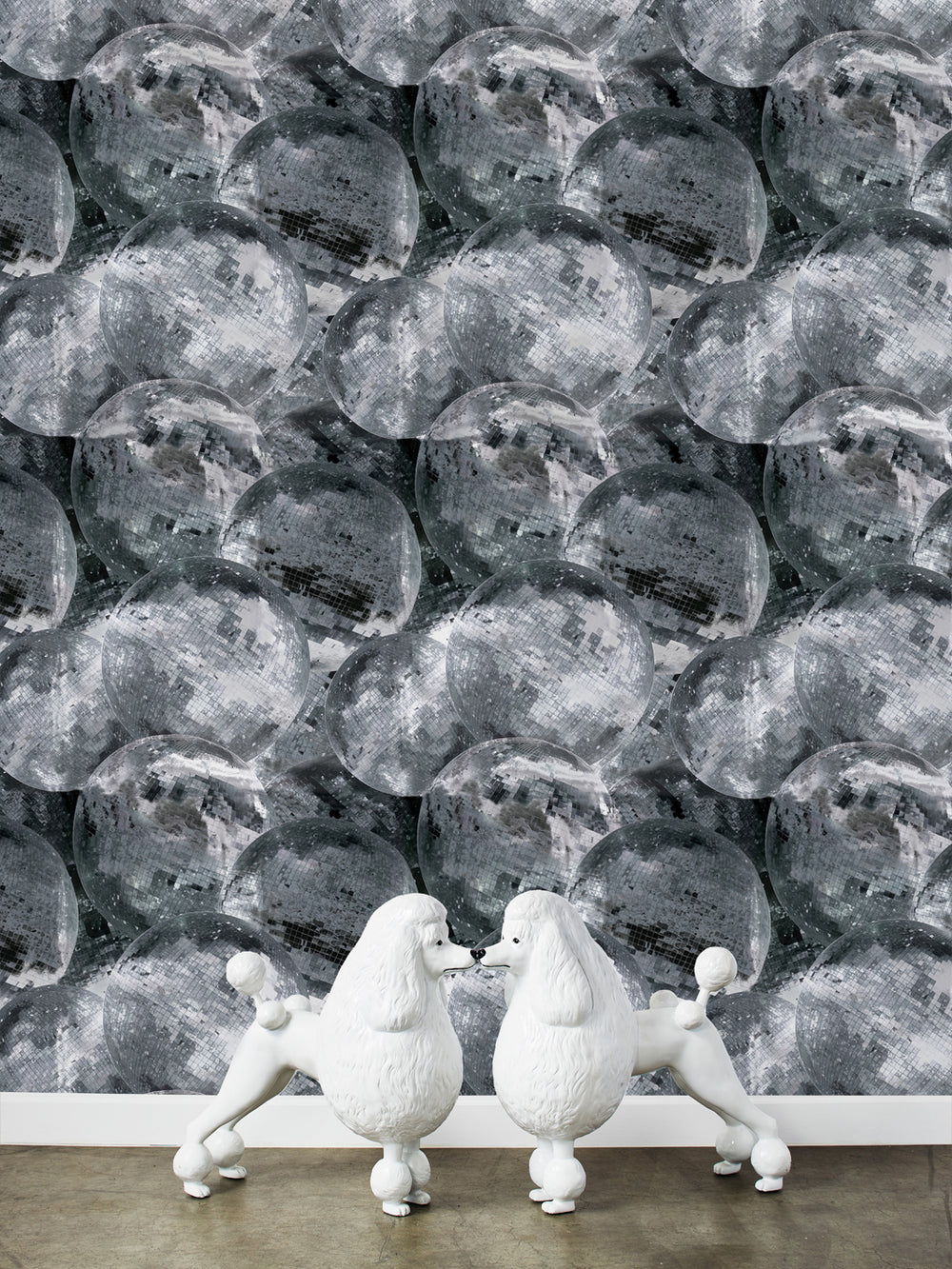 barbie disco ball wallpaper by barbie silver on silver mylar