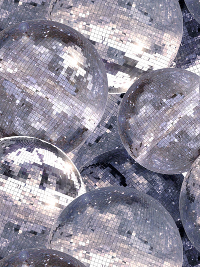 Papier peint « Barbie™ Disco Ball » par Barbie™ - Argent