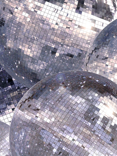 'Barbie™ Disco Ball' Wallpaper by Barbie™ - Silver