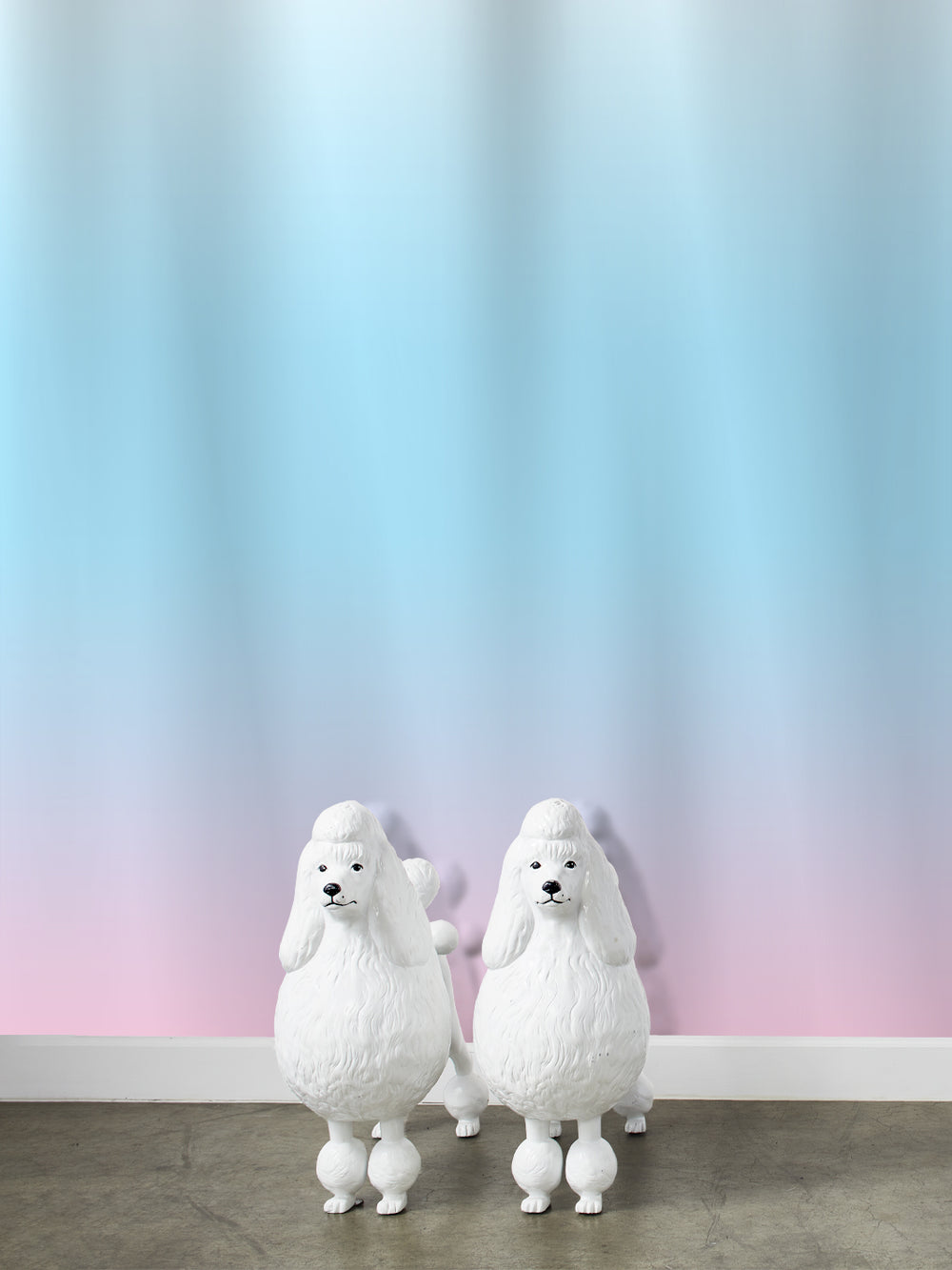 barbie land ombre wallpaper by barbie blue on silver mylar