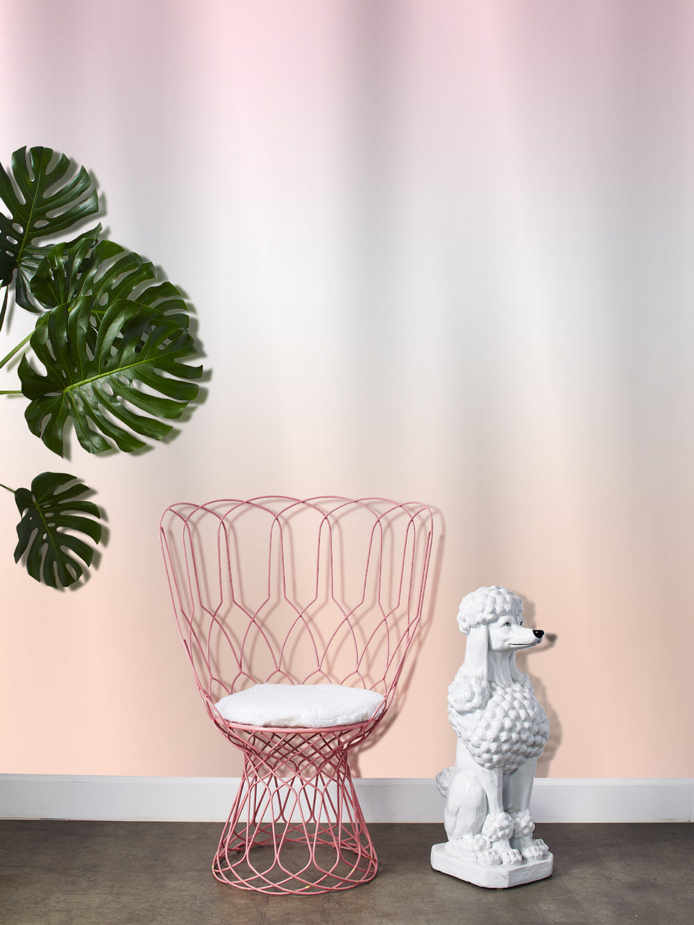 barbie land ombre wallpaper by barbie creamsicle on silver mylar