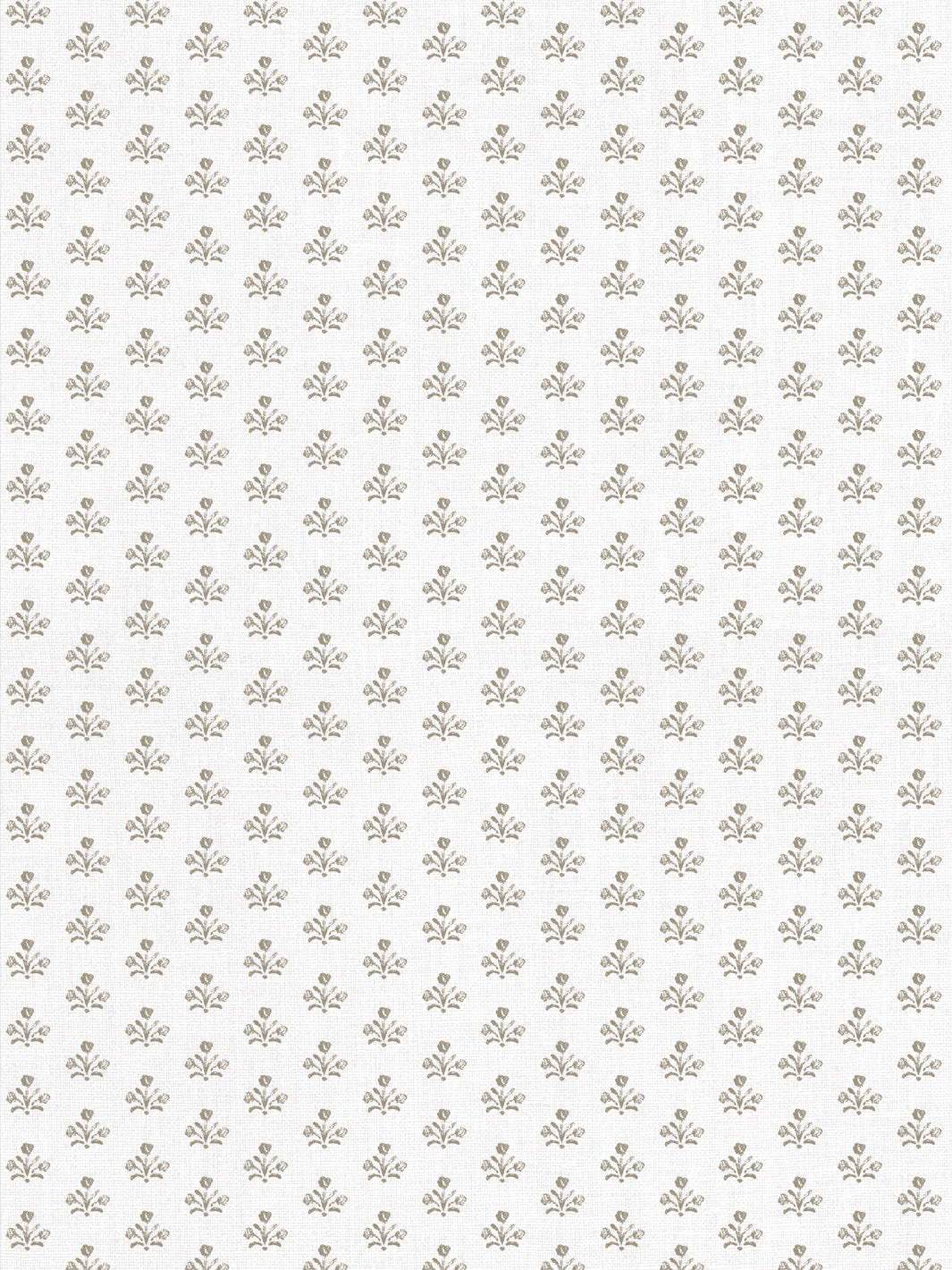 'Bennett Petite' Linen Fabric by Sugar Paper - Fawn on White