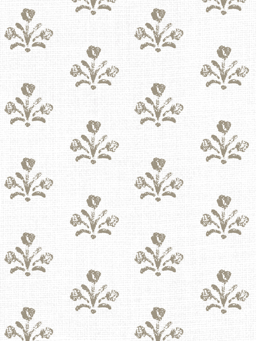 'Bennett Petite' Linen Fabric by Sugar Paper - Fawn on White