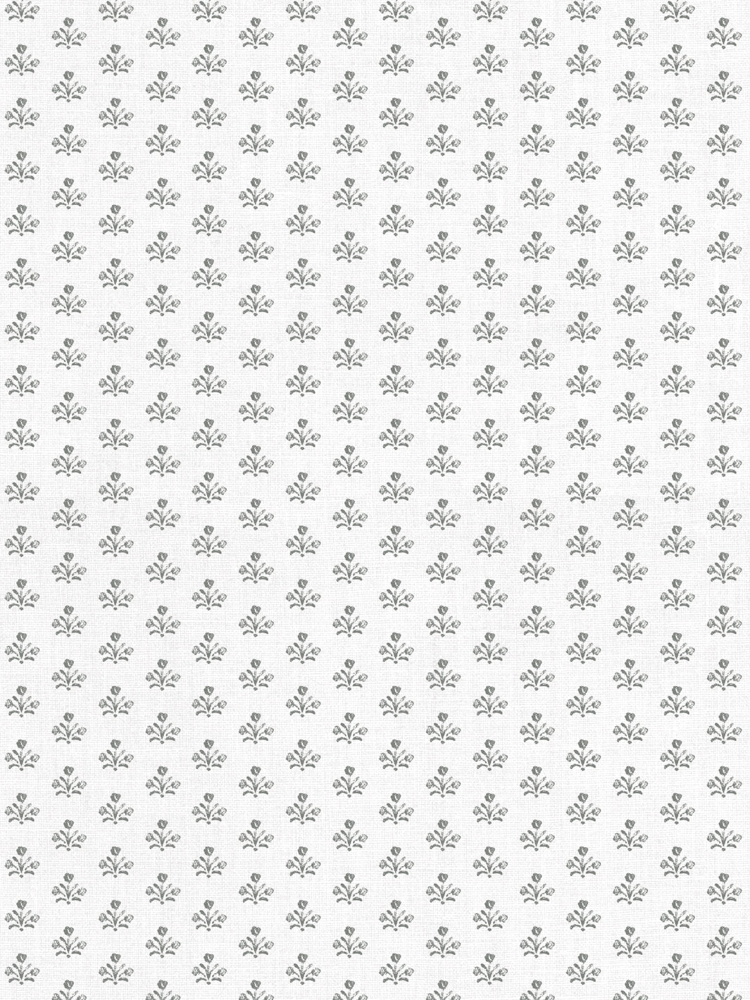 'Bennett Petite' Linen Fabric by Sugar Paper - Forest on White