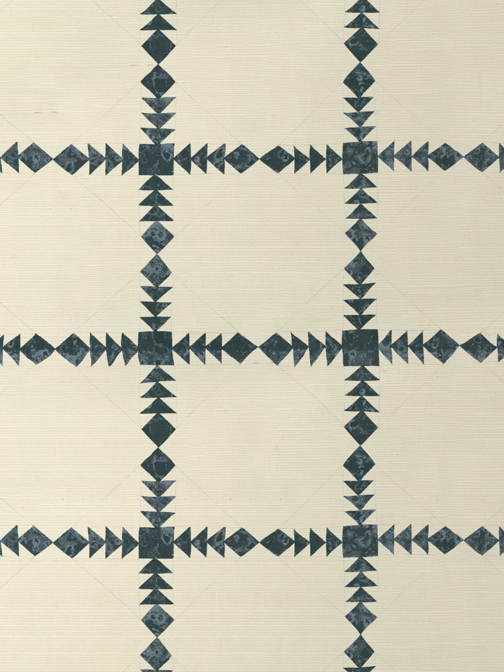 borden grasscloth wallpaper by nathan turner blue