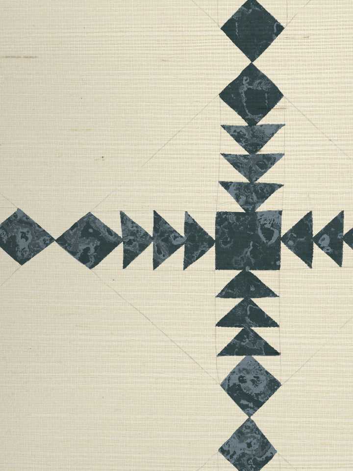 borden grasscloth wallpaper by nathan turner blue