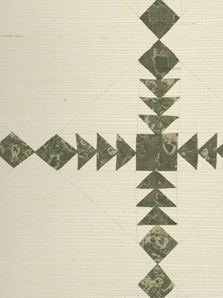 borden grasscloth wallpaper by nathan turner dark green