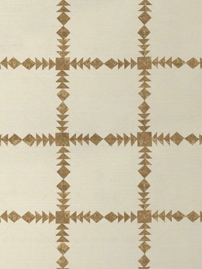 'Borden' Grasscloth Wallpaper by Nathan Turner - Yellow