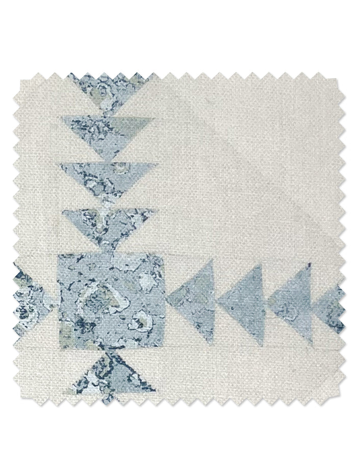 Borden' Linen Fabric by Nathan Turner - Aqua