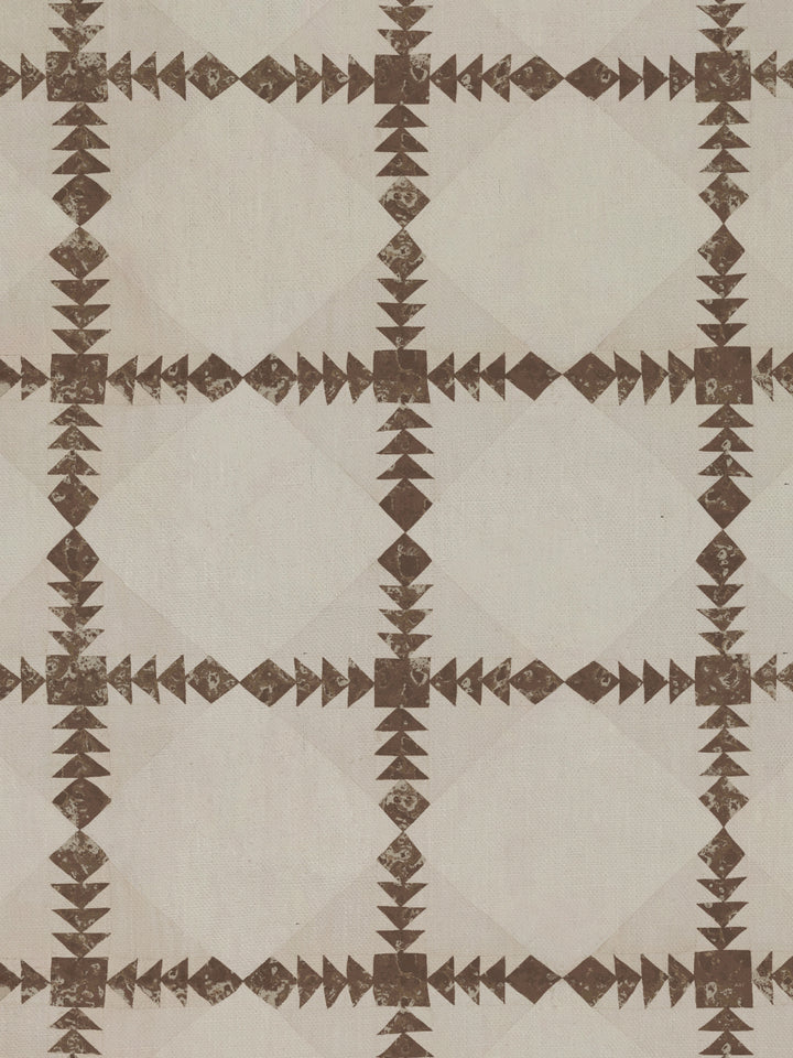 borden linen fabric by nathan turner brown