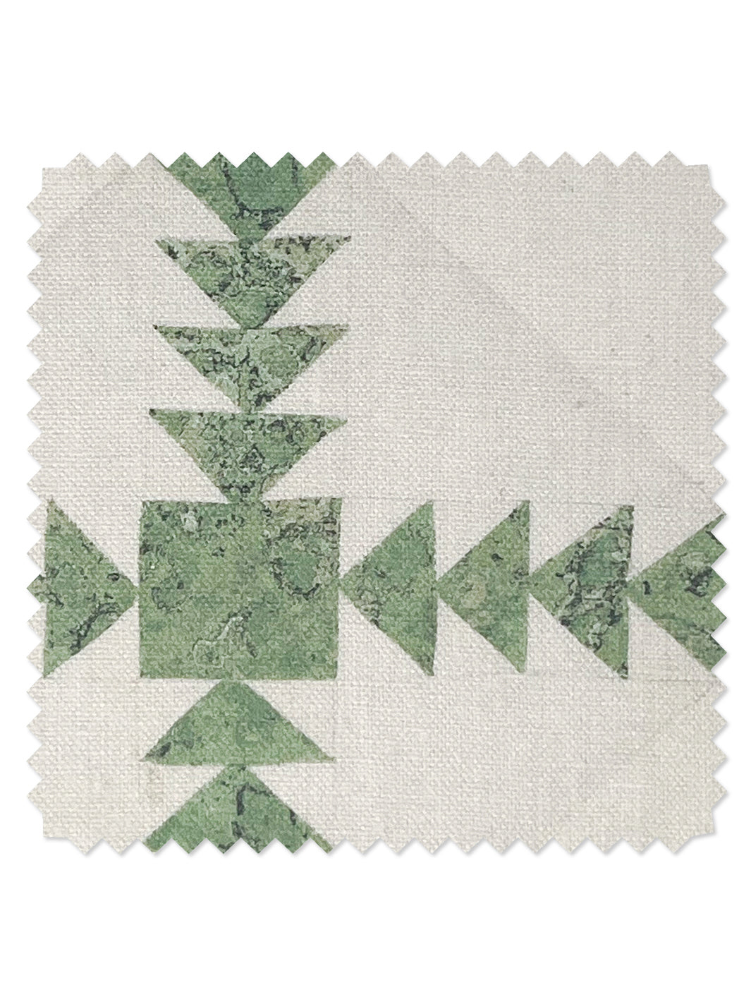 'Borden' Linen Fabric by Nathan Turner - Green