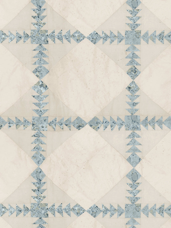 'Borden' Wallpaper by Nathan Turner - Aqua