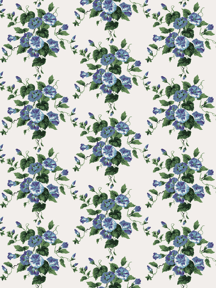 'Bouquet Gloire' Wallpaper by Clare V. - Violet Sky