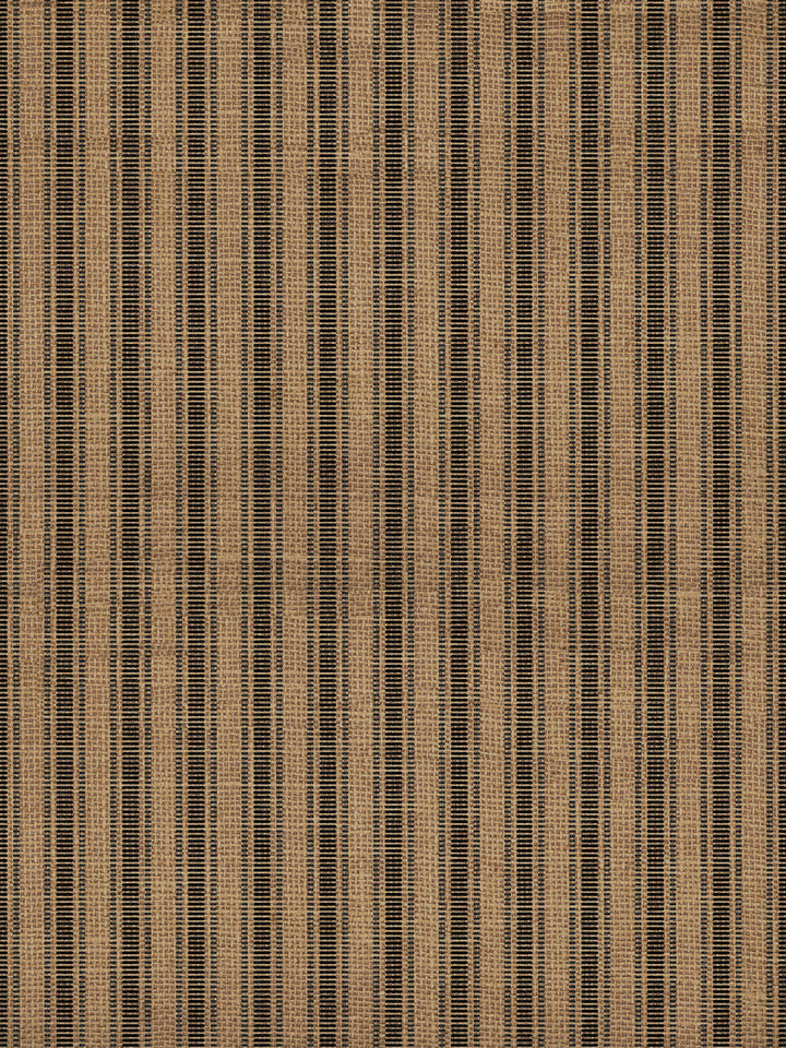 'Boys Pajamas' Burlap Wallpaper by Flint Wood & Hicks - Black