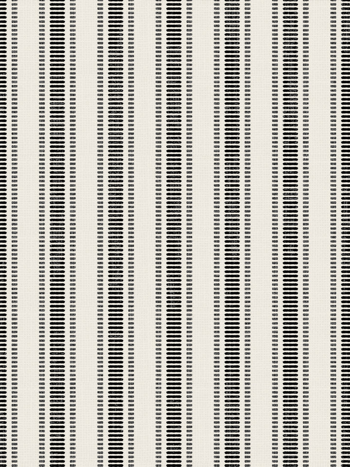 'Boys Pajamas' Wallpaper by Flint Wood & Hicks - Black