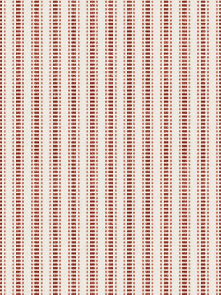 'Boys Pajamas' Wallpaper by Flint Wood & Hicks - Dark Red