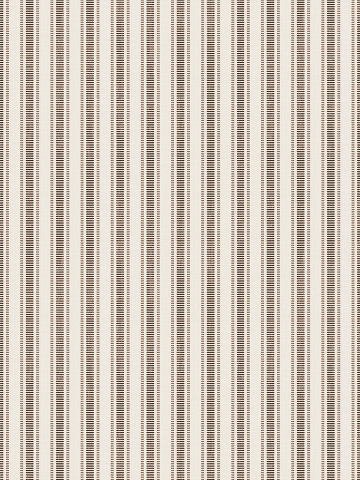 'Boys Pajamas' Wallpaper by Flint Wood & Hicks - Mahogany Brown