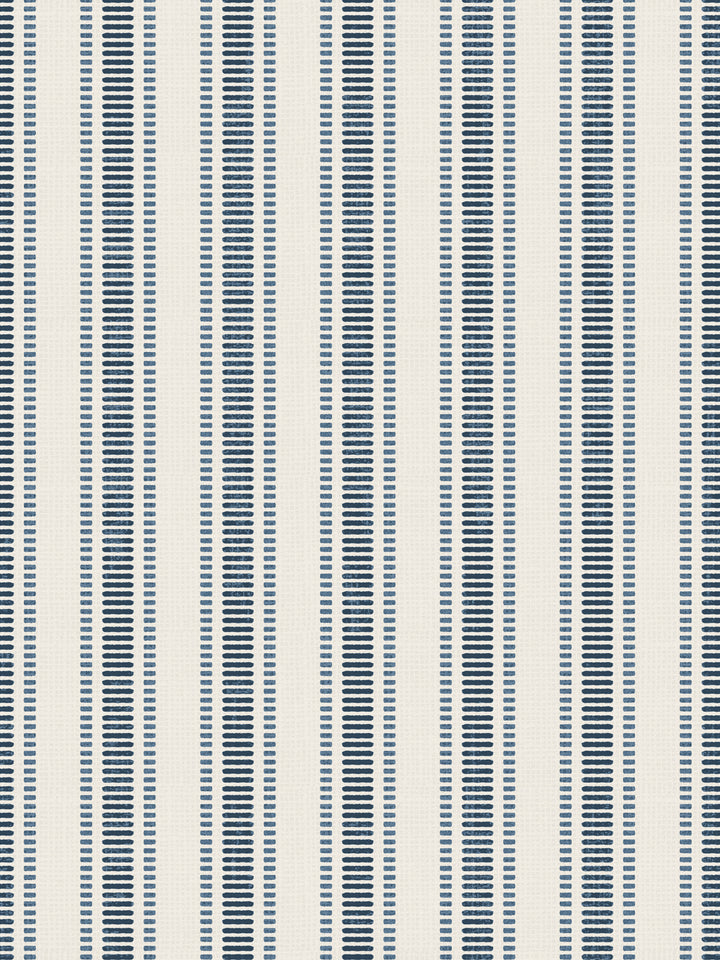 'Boys Pajamas' Wallpaper by Flint Wood & Hicks - Navy