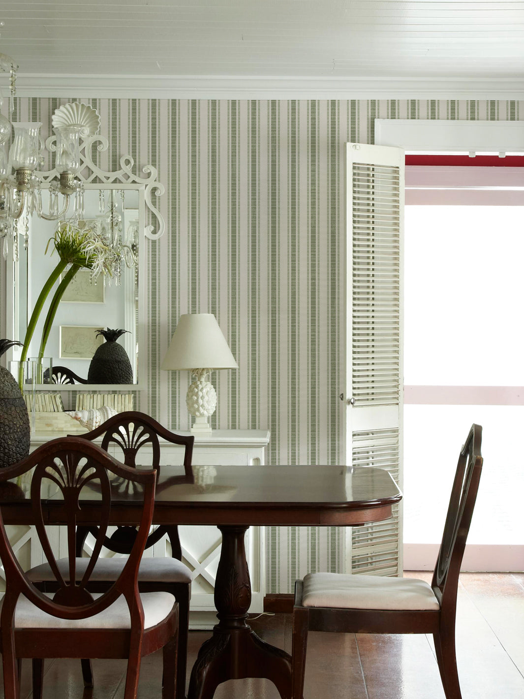 'Boys Pajamas' Wallpaper by Flint Wood & Hicks - Olive