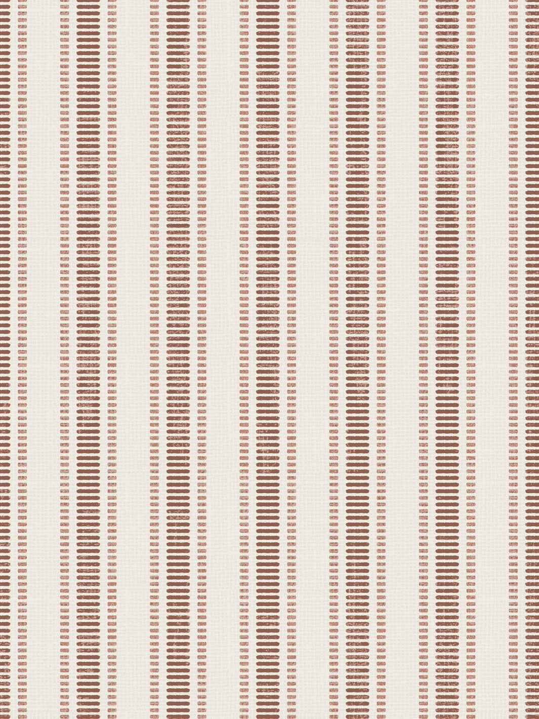 'Boys Pajamas' Wallpaper by Flint Wood & Hicks - Red Brown