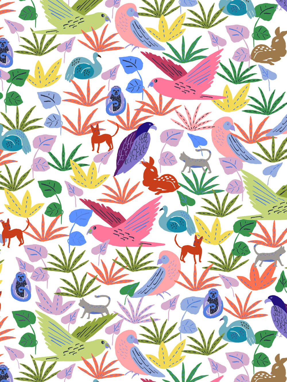 bright-animales-wallpaper-by-tea-collection-bright