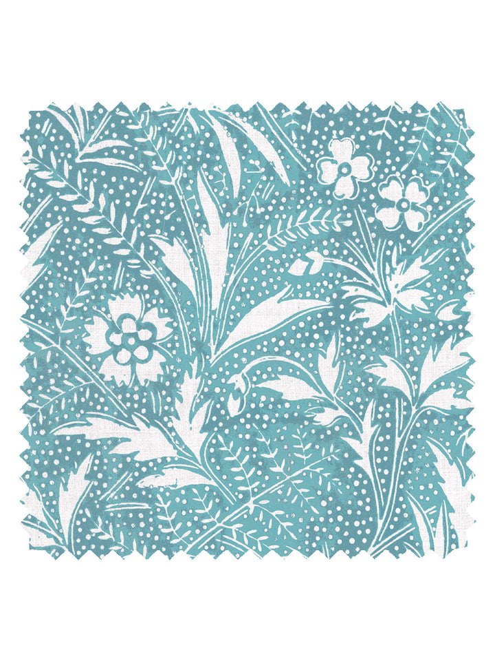 brigitta linen fabric by sjp teal