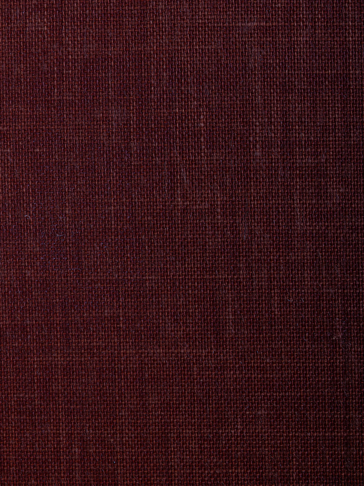 burlap grasscloth wallpaper in clay