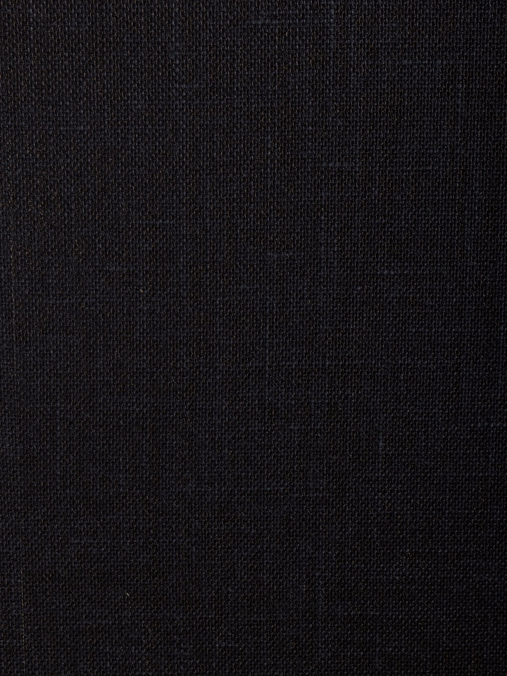 burlap grasscloth wallpaper in denim