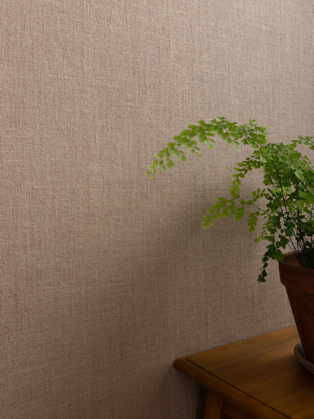 burlap grasscloth wallpaper in sisal