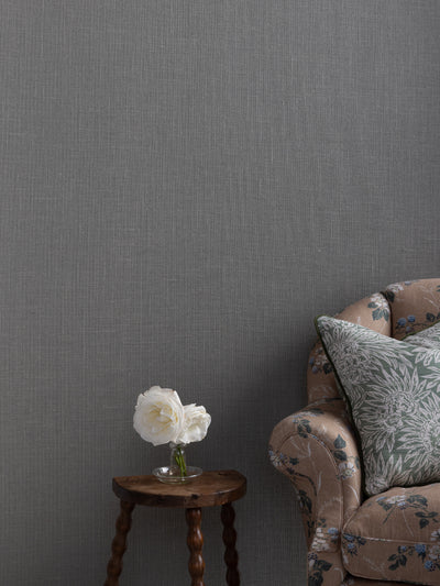 'Burlap' Grasscloth Wallpaper in Tweed